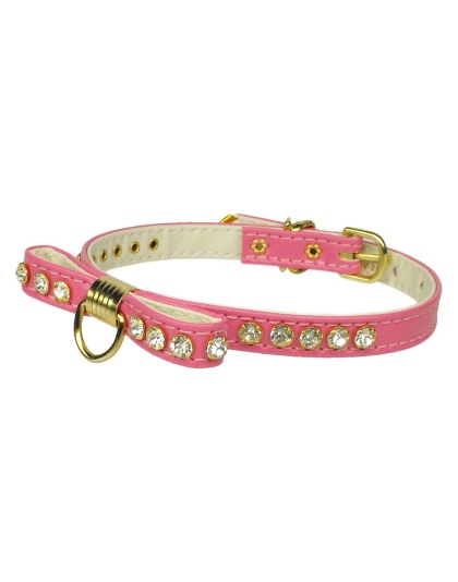 Bow Collar Pink 10