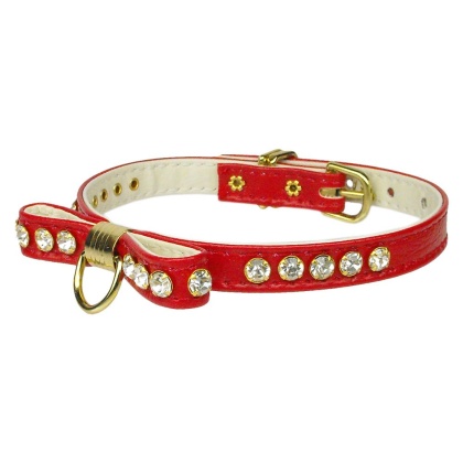 Bow Collar Red 10