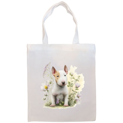 Bull Terrier Canvas Tote Bag Style4