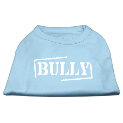 Bully Screen Printed Shirt Baby Blue Lg