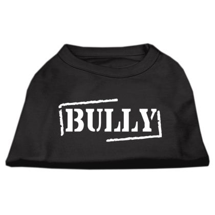 Bully Screen Printed Shirt Black Lg