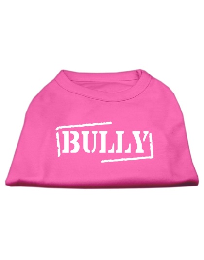 Bully Screen Printed Shirt Bright Pink Lg