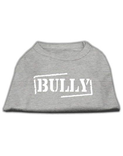 Bully Screen Printed Shirt Grey Lg