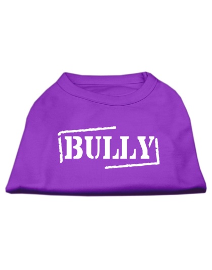 Bully Screen Printed Shirt Purple Lg