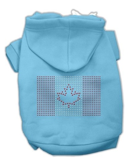 Canadian Flag Hoodies Baby Blue L