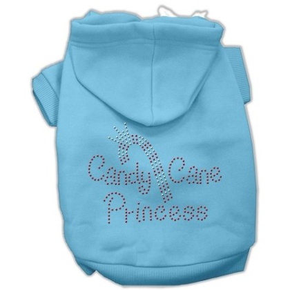 Candy Cane Princess Hoodies Baby Blue L