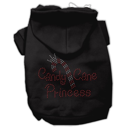 Candy Cane Princess Hoodies Black L