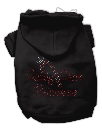 Candy Cane Princess Hoodies Black L