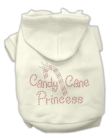 Candy Cane Princess Hoodies Cream L