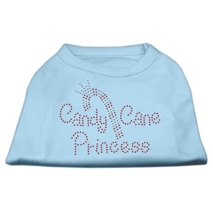 Candy Cane Princess Shirt Baby Blue L