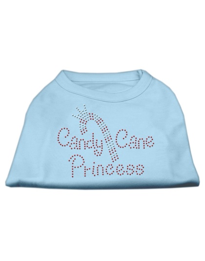 Candy Cane Princess Shirt Baby Blue L