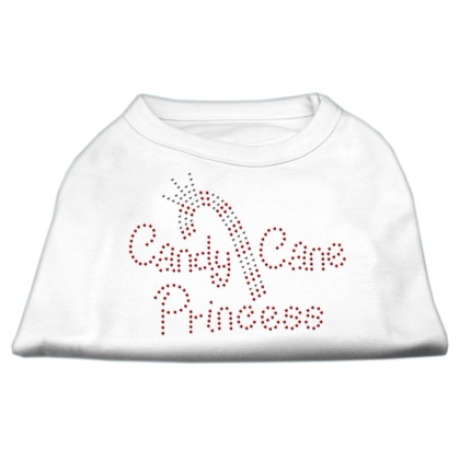 Candy Cane Princess Shirt White L