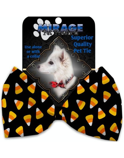 Candy Corn Pet Bow Tie