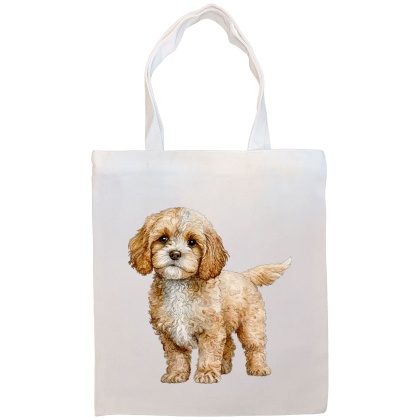 Cavapoo Canvas Tote Bag Style2