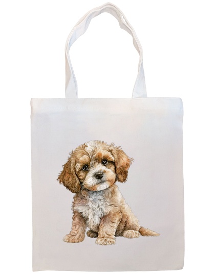 Cavapoo Canvas Tote Bag Style3