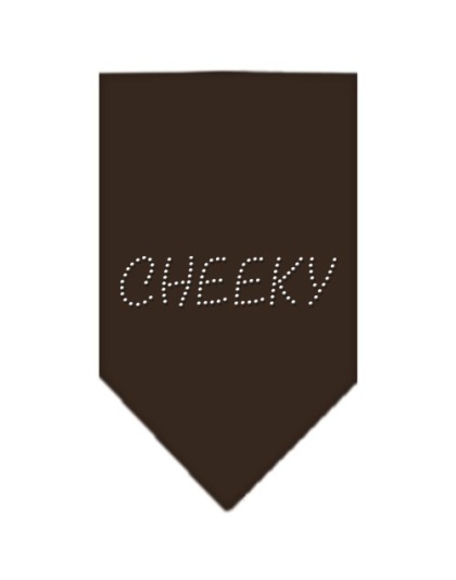 Cheeky Rhinestone Bandana Cocoa Large