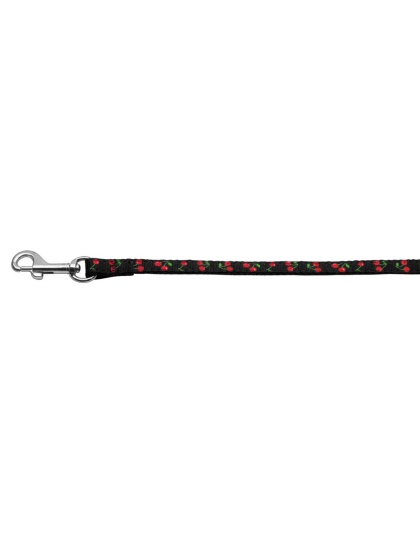 Cherries Nylon Collar Black 3/8 wide 4Ft Lsh