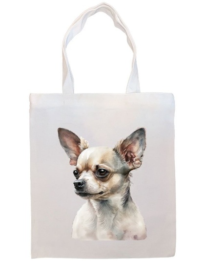 Chihuahua Canvas Tote Bag Style4