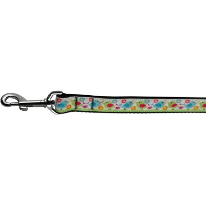 Chirpy Chicks Nylon Ribbon Collars 1 wide 4ft Leash