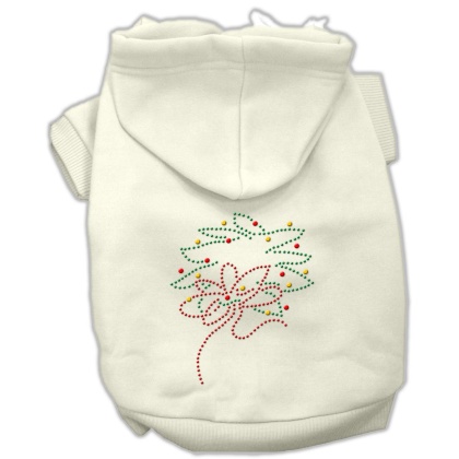 Christmas Wreath Hoodie Cream L