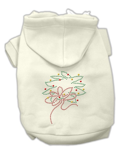 Christmas Wreath Hoodie Cream L