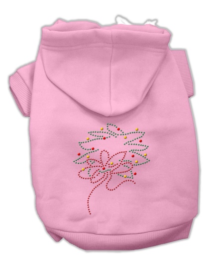 Christmas Wreath Hoodie Pink L