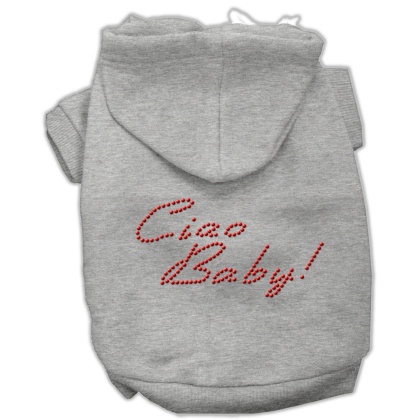 Ciao Baby Hoodies Grey L