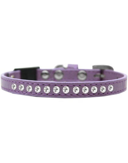 Clear Jewel Breakaway Cat Collar Lavender Size 10