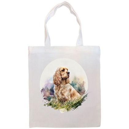 Cocker Spaniel Canvas Tote Bag Style2