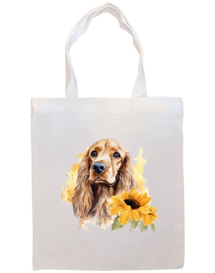 Cocker Spaniel Canvas Tote Bag Style4