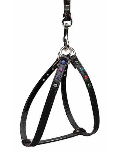 Confetti Step In Harness Black 10