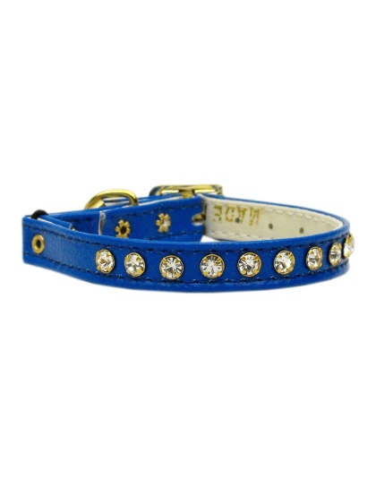 Crystal Cat Safety w/ Band Collar Blue 10