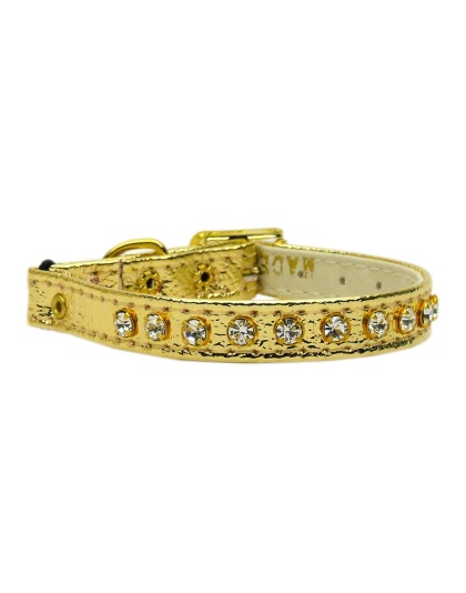 Crystal Cat Safety w/ Band Collar Gold 10