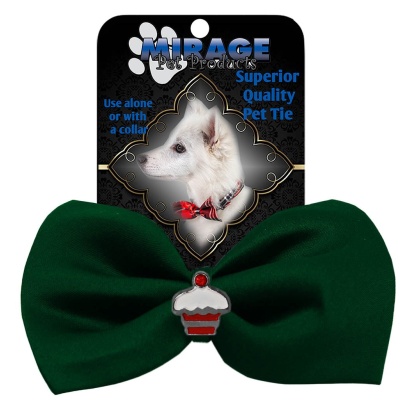 Cupcake Widget Pet Bowtie Green