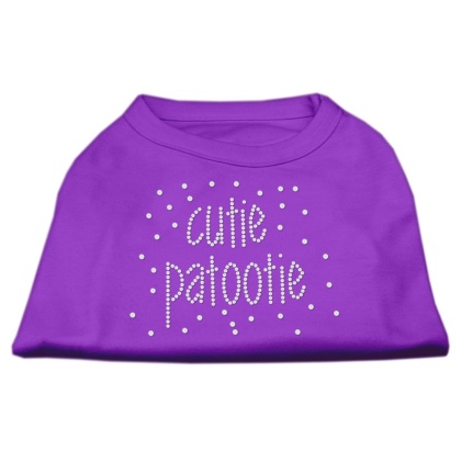 Cutie Patootie Rhinestone Shirts Purple LG