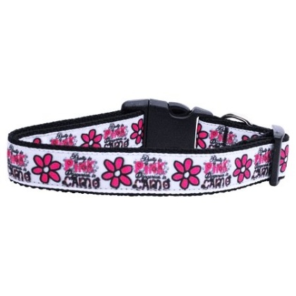 Dangerous in Camo Nylon Cat Collar