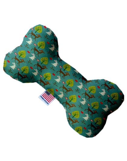 Dearest Deer 10 inch Canvas Bone Dog Toy