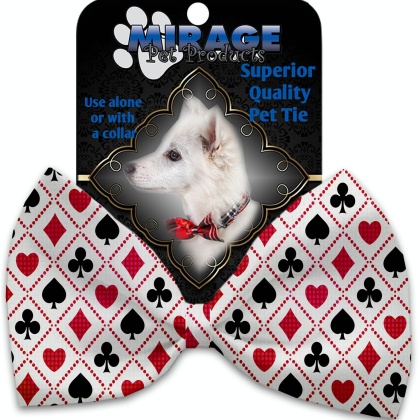 Deck of Cards Pet Bow Tie