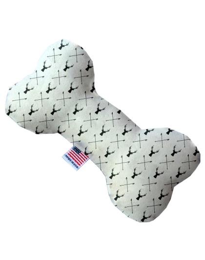 Deer Dreaming 10 Inch Canvas Bone Dog Toy