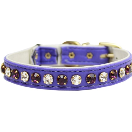 Deluxe Cat Collar Purple Size 10