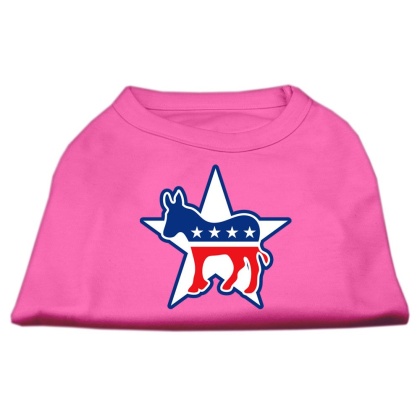 Democrat Screen Print Shirts Bright Pink L