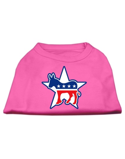 Democrat Screen Print Shirts Bright Pink L