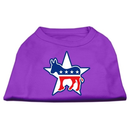 Democrat Screen Print Shirts Purple L