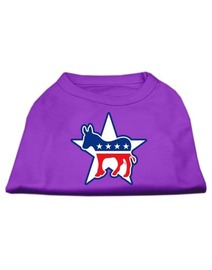 Democrat Screen Print Shirts Purple L