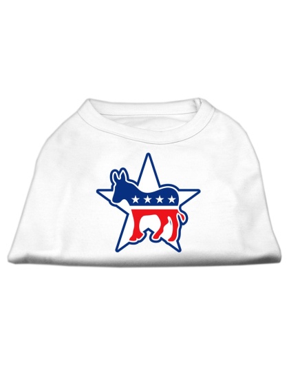 Democrat Screen Print Shirts White L