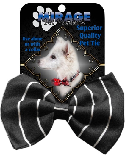 Dog Bow Tie Pinstripes