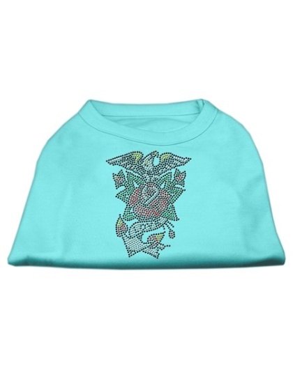 Eagle Rose Nailhead Shirts Aqua L