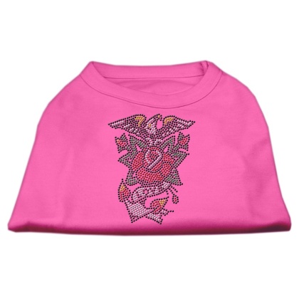 Eagle Rose Nailhead Shirts Bright Pink L