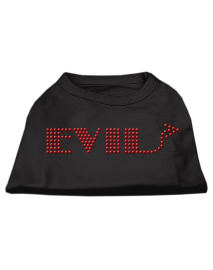 Evil Rhinestone Shirts Black L