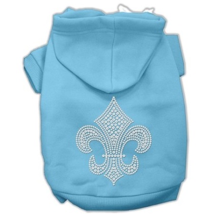 Fleur de lis Hoodies Baby Blue L